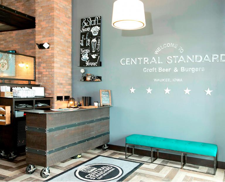 Central standard restaurant waukee homefront interior design